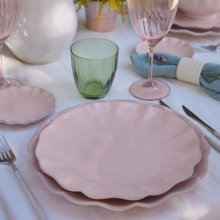 Costa Nova Dinerborden Rosa Rosé Pink ø 28 cm - 6 stuks