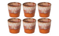 Costa Nova Espresso Kopjes Casafina Poterie Caramel-Latte 80 ml - 6 stuks