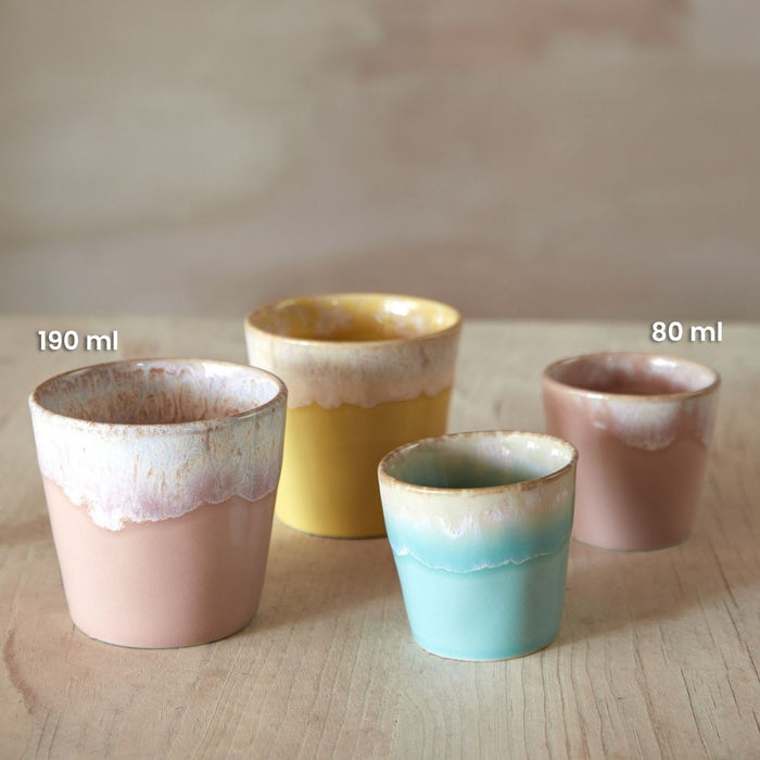 Costa Nova Espresso Kopjes Grespresso Multicolor 80 ml - 8 stuks - Gift box