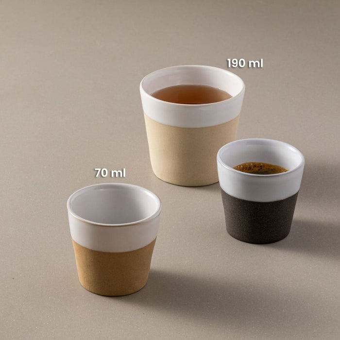 Costa Nova Espresso Kopjes Grespresso Nature 80 ml - 8 stuks - Gift box