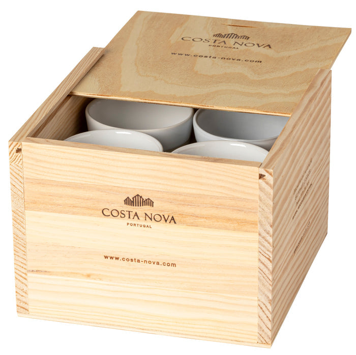 Costa Nova Espresso Kopjes Grespresso Nature 80 ml - 8 stuks - Gift box