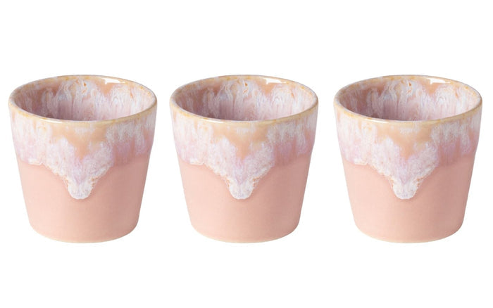 Costa Nova Espresso Kopjes Grespresso Soft Pink 80 ml - 3 stuks