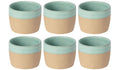 Costa Nova Koffiekopjes Arenito Aqua 200 ml - 6 stuks