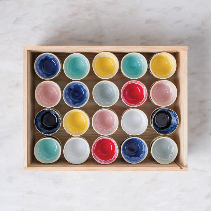 Costa Nova Koffiekopjes Grespresso Multicolor 190 ml - 24 stuks - Gift box