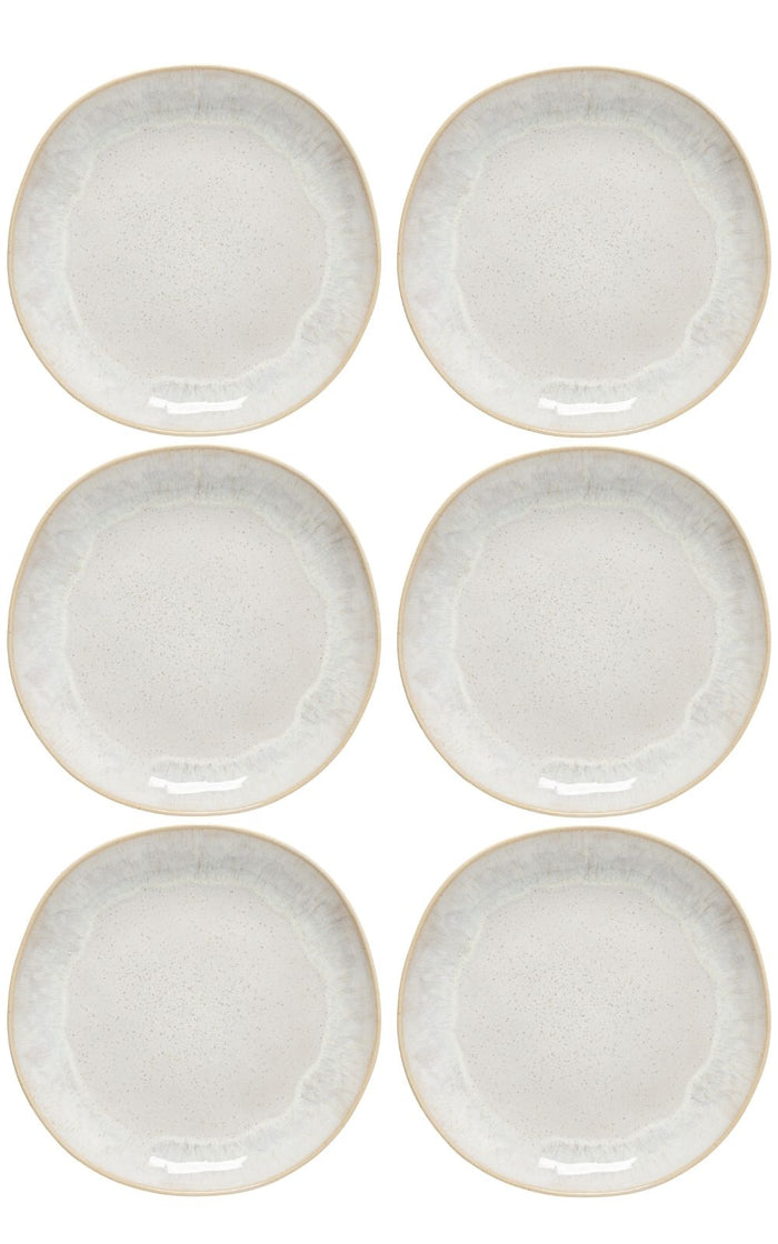 Costa Nova Ontbijtborden / Dessertborden Casafina Eivissa Sand Beige ø 22 cm - 6 stuks