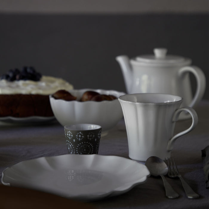 Costa Nova Ontbijtborden / Dessertborden Rosa White ø 22 cm - 6 stuks