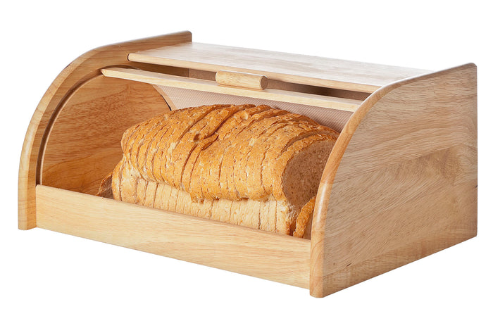 Cosy & Trendy Brooddoos - Broodtrommel - Hout Roldeksel - 40 x 27 x 18 cm