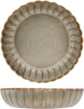 Cosy & Trendy Diepe Borden / Pastaborden - Astera Pearl Beige - ø 22 cm - 4 Stuks