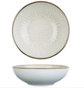 Cosy & Trendy Diepe Borden / Pastaborden Murano Beige ø 18.5 cm - 6 Stuks
