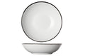 Cosy & Trendy Diepe Borden / Pastaborden Speckle Wit ø 20 cm - 6 stuks