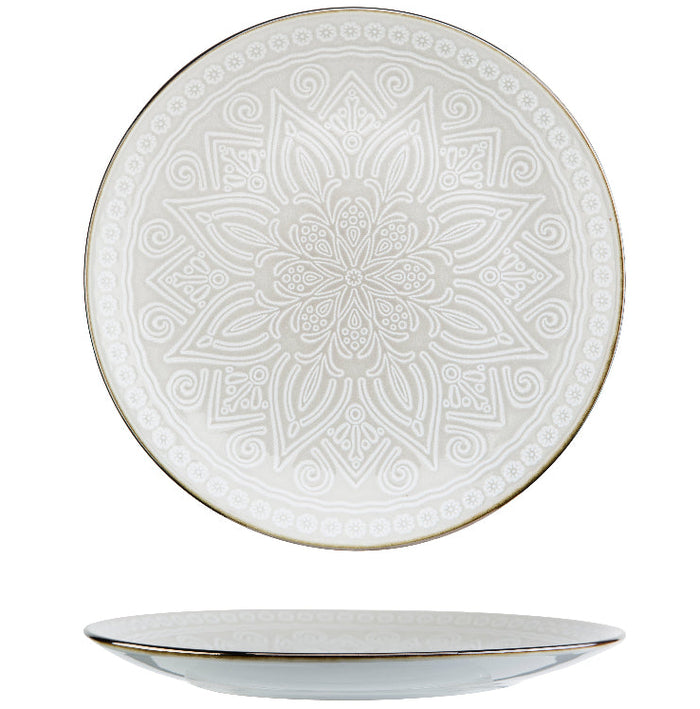 Cosy & Trendy Dinerborden Murano Beige ø 27.5 cm - 6 Stuks