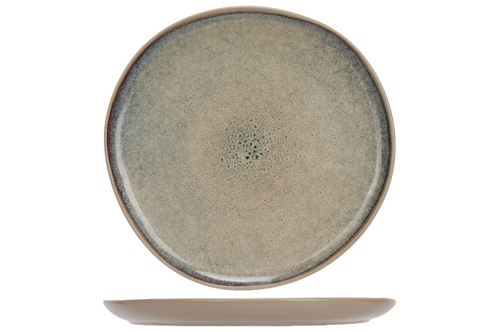 Cosy & Trendy Dinerborden Onna Sand-Green ø 27 cm - 6 Stuks