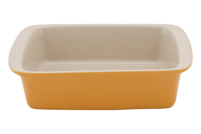 Cosy & Trendy Kleine Ovenschaal / Serveerschaal Aardewerk Fontestic Amber Gold - 16 x 10 x 3.5 cm / 350 ml