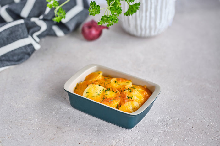 Cosy & Trendy Kleine Ovenschaal / Serveerschaal Aardewerk Fontestic Green Heron - 16 x 10 x 3.5 cm / 350 ml