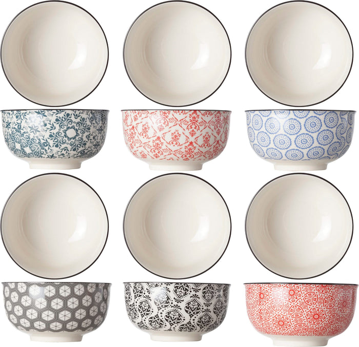 Cosy & Trendy Kleine Schaaltjes / Dipschaaltjes Delirio ø 9 cm / 150 ml - 6 Stuks