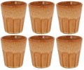 Cosy & Trendy Koffiekopjes / Cappuccino Bekers Bistro Mustard Yellow 290 ml - 6 stuks