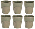Cosy & Trendy Koffiekopjes / Cappuccino Bekers Bistro Thyme Green 290 ml - 6 stuks