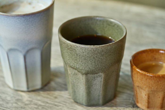 Cosy & Trendy Koffiekopjes / Cappuccino Bekers Bistro Thyme Green 290 ml - 6 stuks