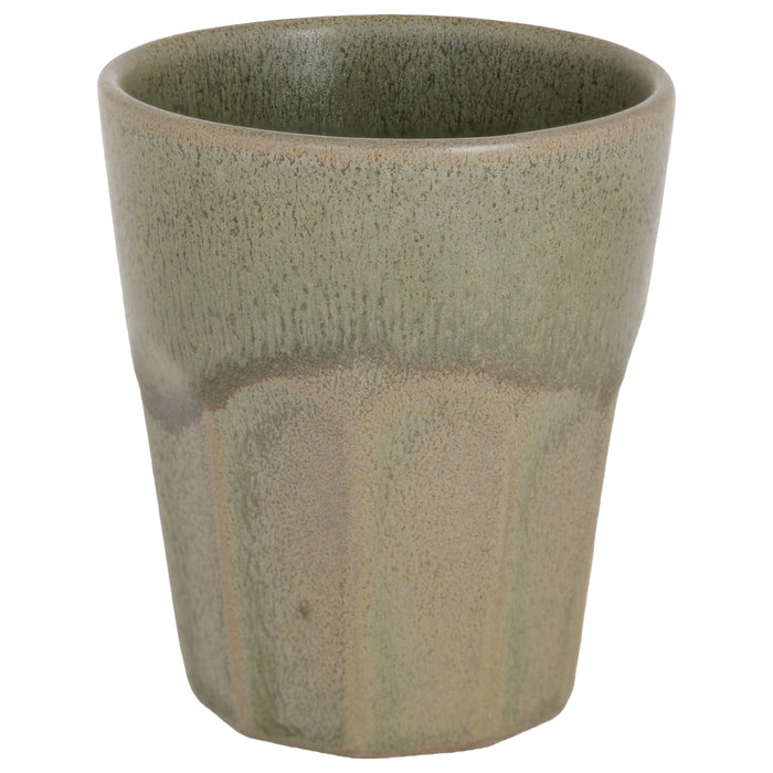 Cosy & Trendy Koffiekopjes / Cappuccino Bekers Bistro Thyme Green 290 ml - 6 stuks