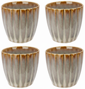 Cosy & Trendy Koffiekopjes / Senseo Kopjes - Astera Pearl Beige - 240 ml - 4 Stuks