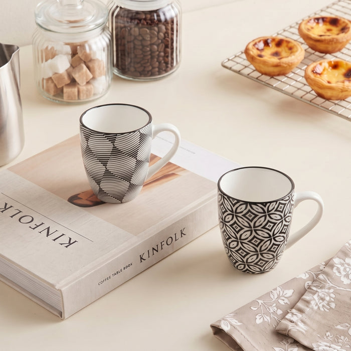 Cosy & Trendy Koffiekopjes / Senseo Kopjes - Nikko Black 190 ml - 6 stuks