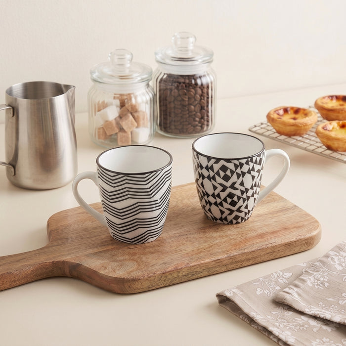 Cosy & Trendy Koffiekopjes / Senseo Kopjes - Nikko Black 190 ml - 6 stuks