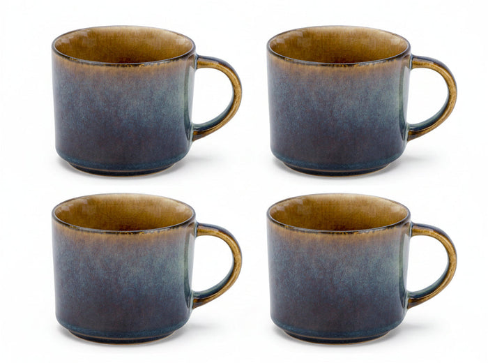 Cosy & Trendy Koffiekopjes / Senseo Kopjes - Quintana Amber - 220 ml - 4 Stuks