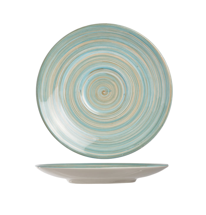 Cosy & Trendy Koffieschotels Turbolino Blauw ø 17 cm - 6 stuks