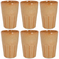 Cosy & Trendy Latte Macchiato Bekers Bistro Mustard Yellow 450 ml - 6 stuks
