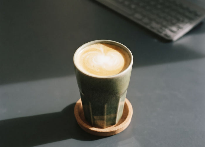 Cosy & Trendy Latte Macchiato Bekers Bistro Thyme Green 450 ml - 6 stuks