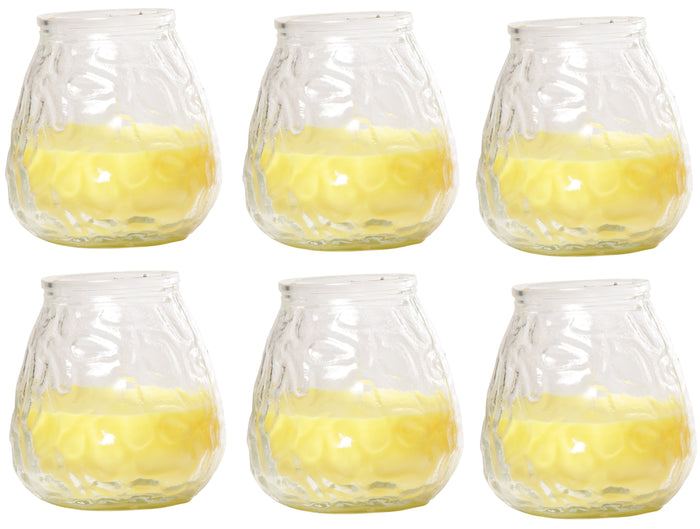 Cosy & Trendy Lowboy Kaarsen - Buitenkaarsen - Citronella Kaarsen ø 10 cm - 6 stuks