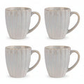 Cosy & Trendy Mokken Astera Pure Wit - ø 9 cm / 350 ml - 4 Stuks