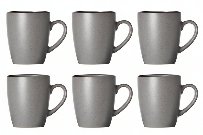 Cosy & Trendy Mokken met Oor - Speckle Grijs - 350 ml - 6 stuks