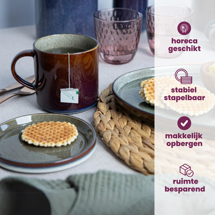 Cosy & Trendy Mokken Quintana Green - 450 ml - 4 Stuks