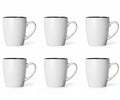 Cosy & Trendy Mokken Speckle Wit 350 ml - 6 stuks