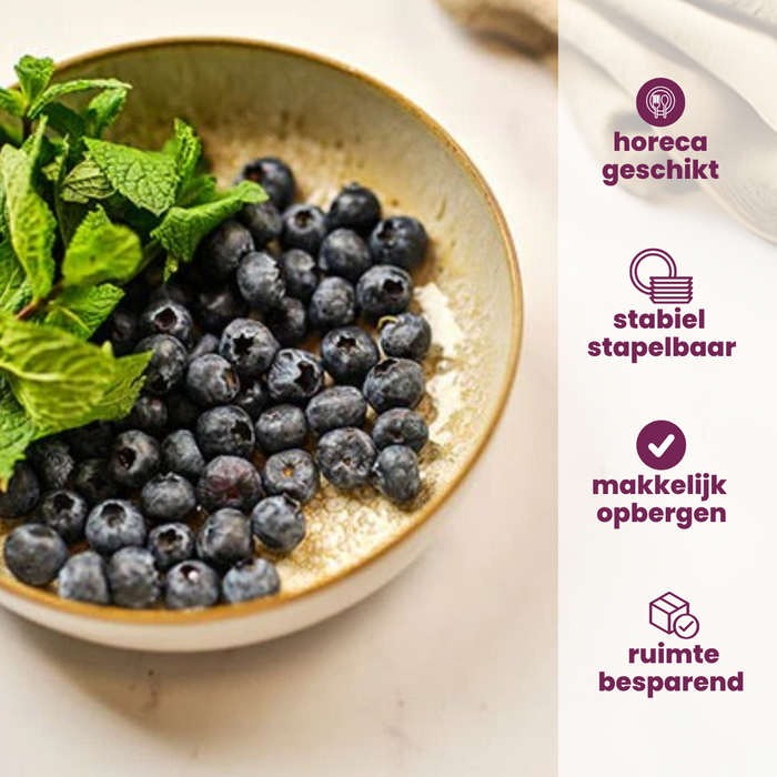 Cosy & Trendy Ontbijtborden / Dessertborden - Baltic Luna ø 20 cm - 6 stuks