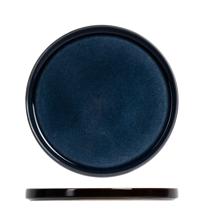 Cosy & Trendy Ontbijtborden / Dessertborden - Quintana Blue ø 22 cm - 4 Stuks