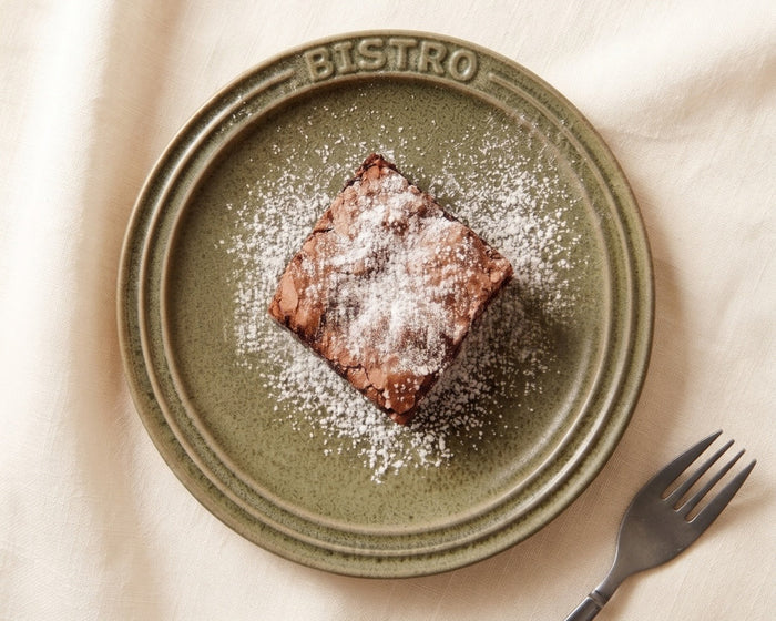 Cosy & Trendy Ontbijtborden / Dessertborden Bistro Thyme Green ø 21 cm - 6 stuks