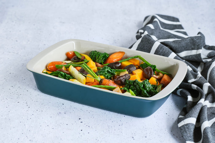 Cosy & Trendy Ovenschaal Aardewerk Fontestic Green Heron - 34 x 21 x 5.5 cm / 2.3 Liter