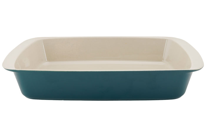Cosy & Trendy Ovenschaal Aardewerk Fontestic Green Heron - 34 x 21 x 5.5 cm / 2.3 Liter