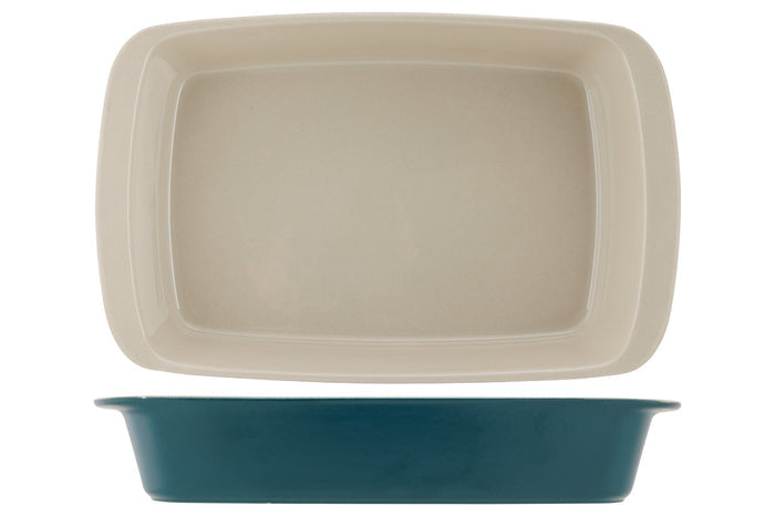 Cosy & Trendy Ovenschaal Aardewerk Fontestic Green Heron - 34 x 21 x 5.5 cm / 2.3 Liter