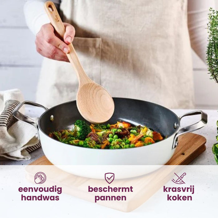 Cosy & Trendy Pollepel Delish Eco Hout 31 cm