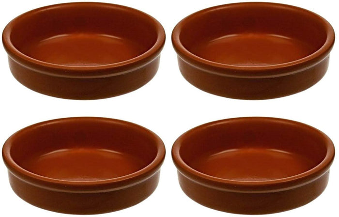 Cosy & Trendy Ramekins / Soufflébakje / Creme Brulee Schaaltjes - Terracotta ø 8 cm - 4 Stuks