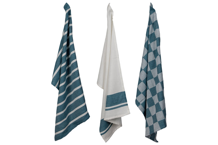Cosy & Trendy Theedoeken Stoff Green Heron 50 x 70 cm - 3 Stuks