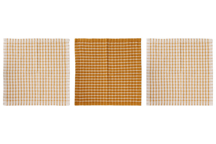 Cosy & Trendy Vaatdoekjes Stoff Amber Gold 30 x 30 cm - 3 Stuks