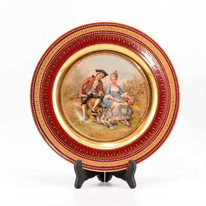 Courtship Scene Plate