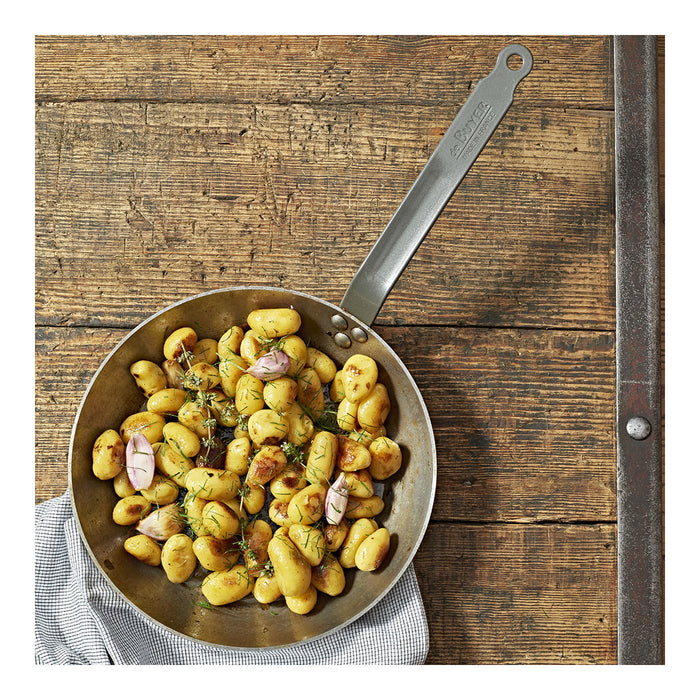 De Buyer Koekenpan Lyonnaise Carbone Plus - Plaatstaal - ø 28 cm - zonder anti-aanbaklaag