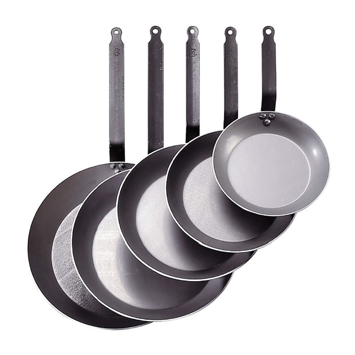 De Buyer Koekenpan Lyonnaise Carbone Plus - Plaatstaal - ø 28 cm - zonder anti-aanbaklaag