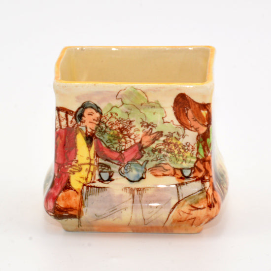 Doulton mini vase - square