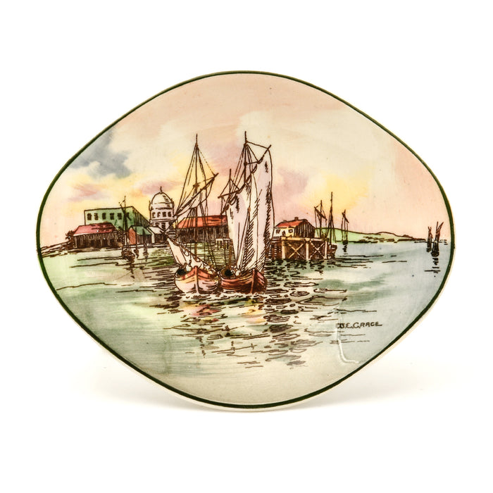 Famous Ships Bowl The Schooner Fernande